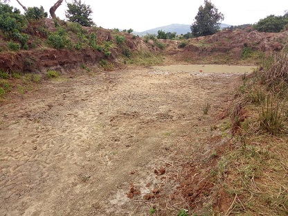 Maintained part of fish lake
